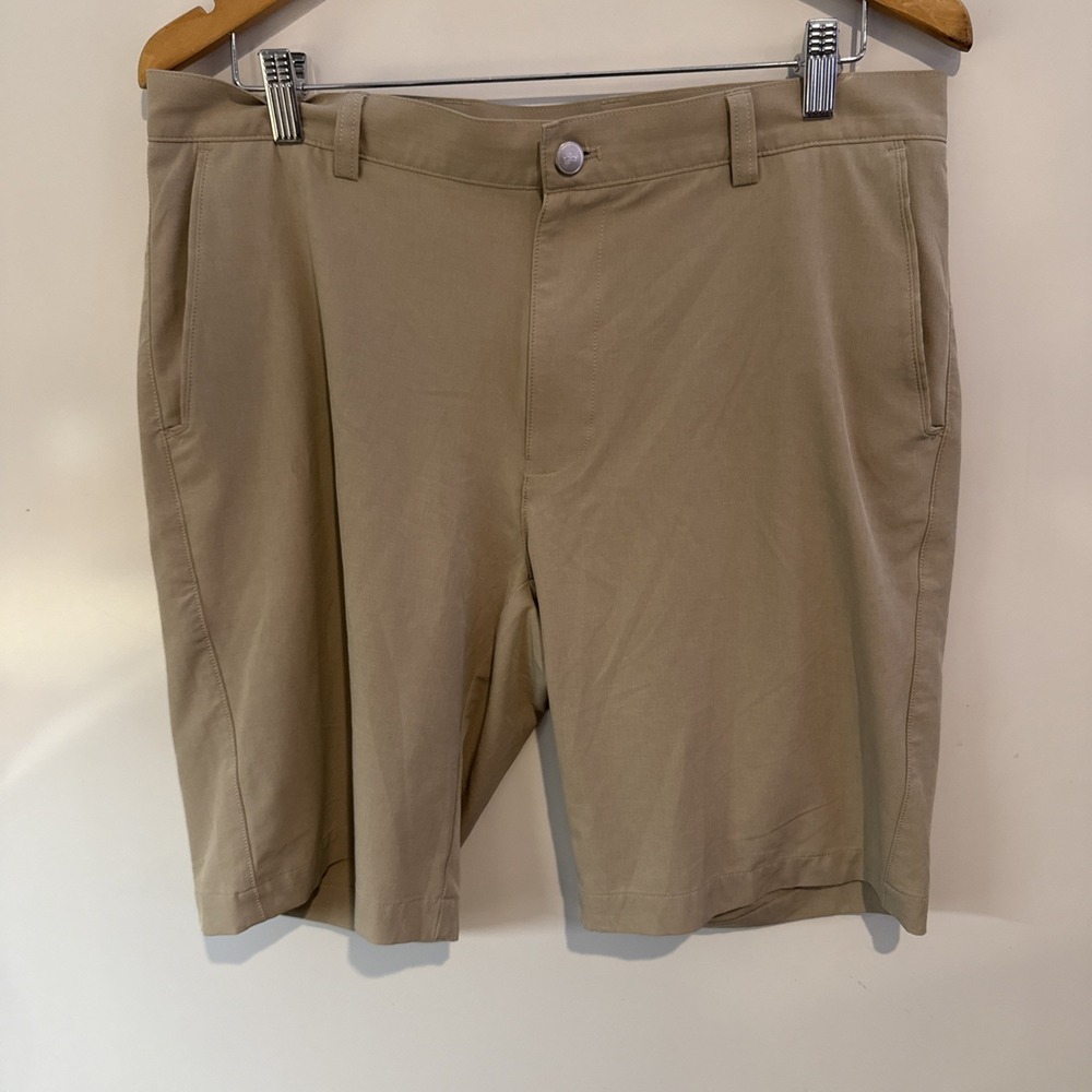 Peter Millar Stretch Shorts - Size 34 Beige